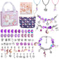 💫 60% OFF NOW! 🎁 Charm Bracelet Making Kit - Includes Beads & Tools, Creative Fun for Kids/Adults, Perfect Gift Idea 👧📦
