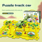 🎁[Best Gift For Kid]🚗Children's Educational Puzzle Track Car Play Set