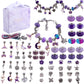💫 60% OFF NOW! 🎁 Charm Bracelet Making Kit - Includes Beads & Tools, Creative Fun for Kids/Adults, Perfect Gift Idea 👧📦