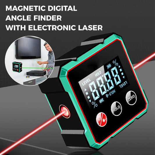 🎉Final day: 50% OFF🎉Magnetic Digital Angle Finder with Electronic Laser