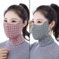 Plaid Cotton Neck Gaiter Face Mask