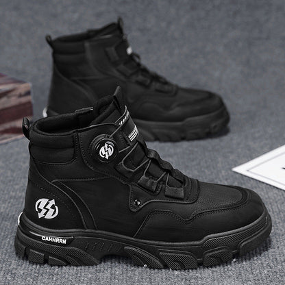 Men's PU Leather Non-Slip Work Boots