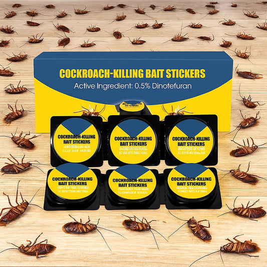 Powerful Cockroach-Killing Bait Stickers